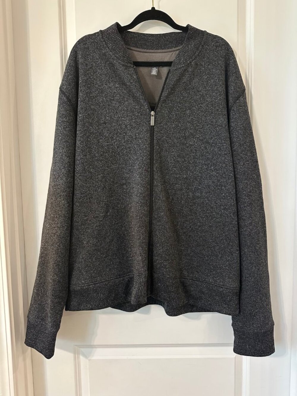 Van Heusen Men's Gray Full-Zip Sweater - 2XL